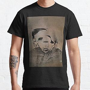 Marilyn Manson Fine Art Portrait - Dark - Gothic - Marilyn Manson (1) Classic T-Shirt RB2709