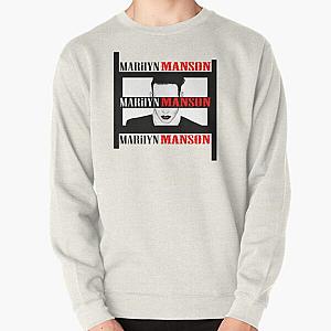 Marilyn manson |  American singer Marilyn Manson | Real Name ''Brian Hugh Warner'' Pullover Sweatshirt RB2709