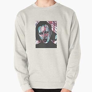 Marilyn Manson painting Pullover Sweatshirt RB2709