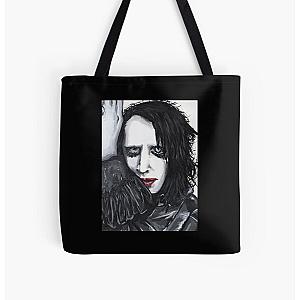 Marilyn Manson Painting Classic T-Shirt All Over Print Tote Bag RB2709