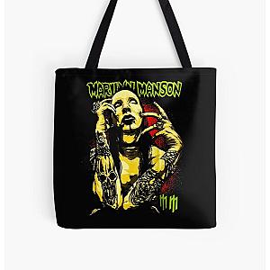 Marilyn Manson All Over Print Tote Bag RB2709