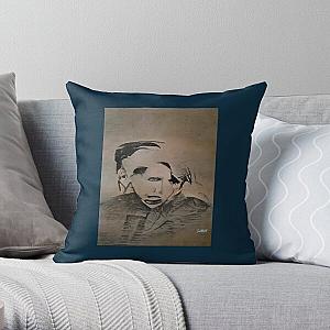 Marilyn Manson Fine Art Portrait - Dark - Gothic - Marilyn Manson (1) Throw Pillow RB2709