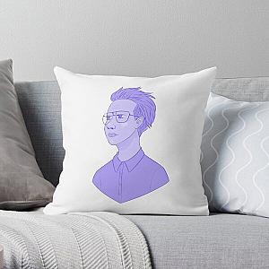 Purple Marilyn Manson Throw Pillow RB2709