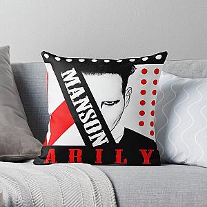 90s Music Marilyn Manson | Music Lover  Throw Pillow RB2709