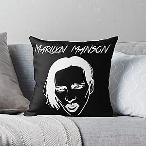 Scary Marilyn Manson Shirt Throw Pillow RB2709