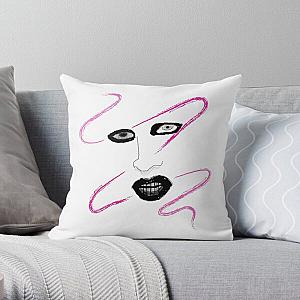 Marilyn Manson Typography Throw Pillow RB2709