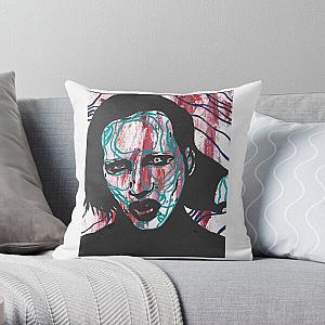 Marilyn Manson painting Throw Pillow RB2709
