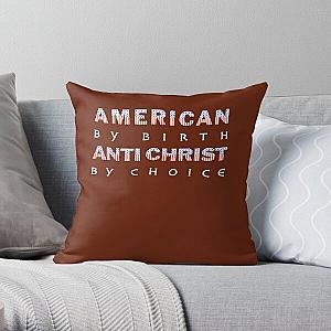 1997 Marilyn Manson The Beautiful People Era American By Birth Antichrist Throw Pillow RB2709