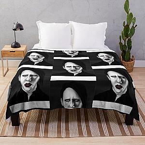 Marilyn Manson Graphic Design  Throw Blanket RB2709