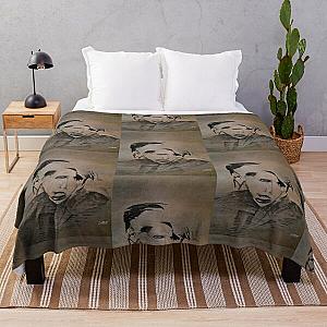 Marilyn Manson Fine Art Portrait - Dark - Gothic - Marilyn Manson (1) Throw Blanket RB2709