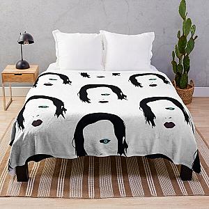 Marilyn Manson(5) Throw Blanket RB2709