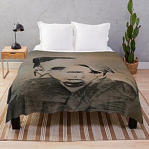 Marilyn Manson Fine Art Portrait - Dark - Gothic - Marilyn Manson Throw Blanket RB2709