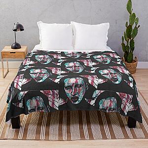 Marilyn Manson painting Throw Blanket RB2709