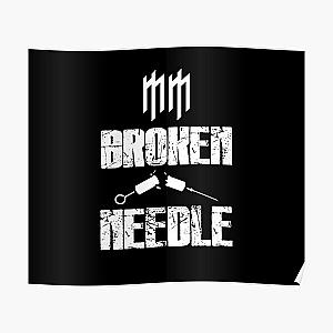 Marilyn Manson Broken Needle white Poster RB2709