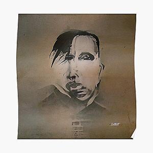 Marilyn Manson Fine Art Portrait - Dark - Gothic - Marilyn Manson Poster RB2709