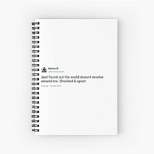 marina tweet Spiral Notebook