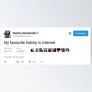 Marina Diamandis Being Relatable Poster