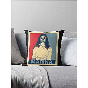 Marina Diamandis Throw Pillow