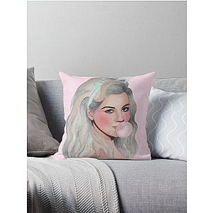 Marina Diamandis Electra Heart watercolor Throw Pillow