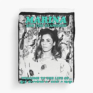 Marina Vintage - Marina Music Tour Duvet Cover