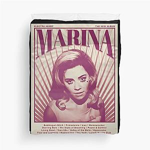 Marina Vintage - Marina Music Tour Duvet Cover