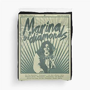 Marina Vintage - Marina Music Tour Duvet Cover