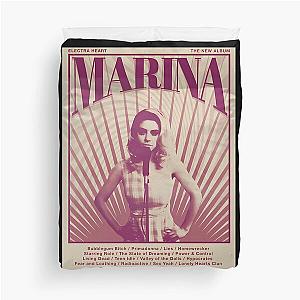 Marina Vintage - Marina Music Tour Duvet Cover