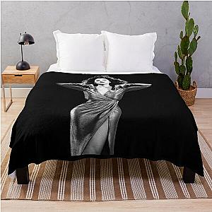 Great Model Marina Diamandis Dress Throw Blanket