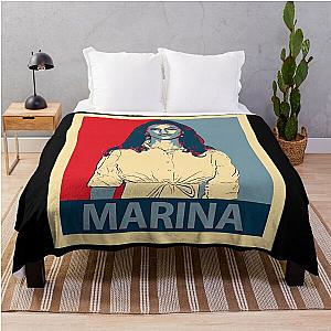 Marina Vintage - Marina Music Tour Throw Blanket