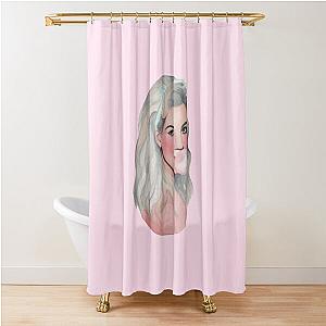 Marina Diamandis Electra Heart watercolor Shower Curtain