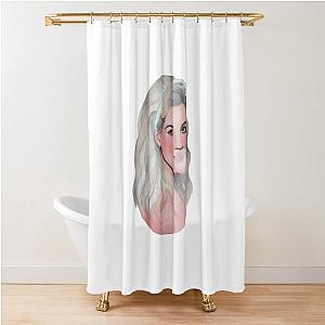 Marina Diamandis Electra Heart watercolor Shower Curtain