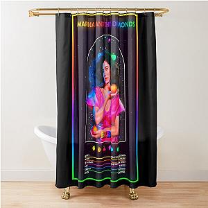 Marina Vintage - Marina Music Tour Shower Curtain