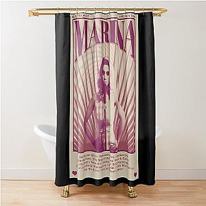 Marina Vintage - Marina Music Tour Shower Curtain