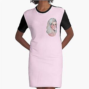 Marina Diamandis Electra Heart watercolor Graphic T-Shirt Dress