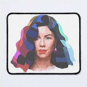 Marina Diamandis Digital Portrait Mouse Pad