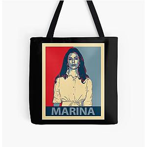 Marina Diamandis All Over Print Tote Bag