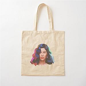 Marina Diamandis Digital Portrait Cotton Tote Bag