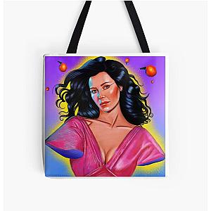 Marina Illustration All Over Print Tote Bag