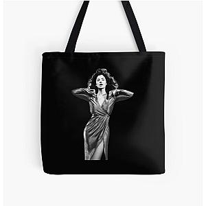 Great Model Marina Diamandis Dress All Over Print Tote Bag