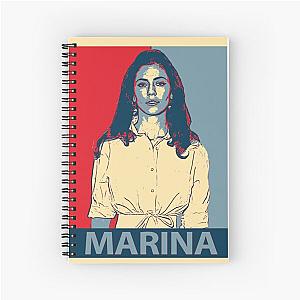 Marina Diamandis Spiral Notebook