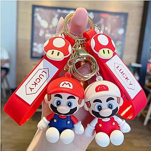 Super Mario Bros Figure PVC Keychain
