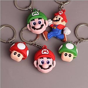 Super Mario Mario & Luigi PVC Silicone Keychain