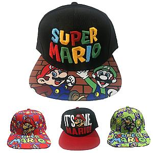 Luigi Bros Mario Adjustable Baseball Cap