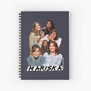 Grey Beauty of Mariska Hargitay  Spiral Notebook