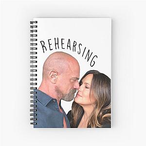 Mariska hargitay and Chris meloni Spiral Notebook