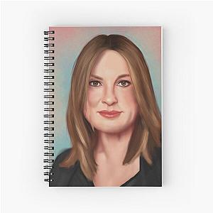 Mariska hargitay portrait Spiral Notebook