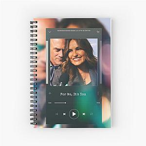 Mariska hargitay and Chris meloni  Spiral Notebook