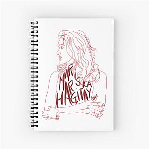 Mariska Hargitay (one color collection) Spiral Notebook