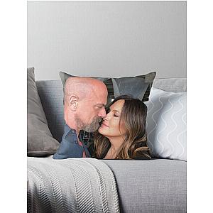 Chris Meloni & Mariska Hargitay Throw Pillow