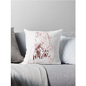 Mariska Hargitay (one color collection) Throw Pillow